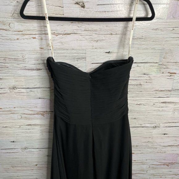 Bari Jay strapless gown maxi dress black size 6 - Picture 11 of 11